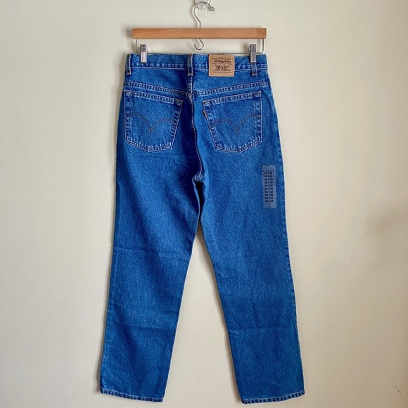 Vintage NWOT Levi's 506 Orange Tag Straight Leg Denim Jeans 11" Rise 32x30 - Picture 2 of 8